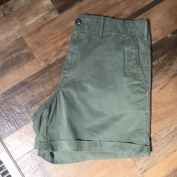 NWOT. GAP Women’s Shorts Size 14 Green - Picture 7 of 11